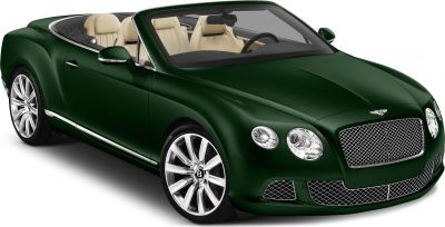 Luxury convertible with beige leather interior and mesh grille
