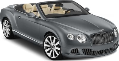 Luxury convertible front side with mesh grille and twin round headlights