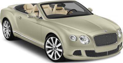 Open-top convertible with mesh grille and multi-spoke alloy wheels