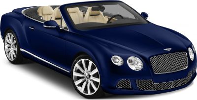 Convertible luxury vehicle with mesh grille and beige leather interior