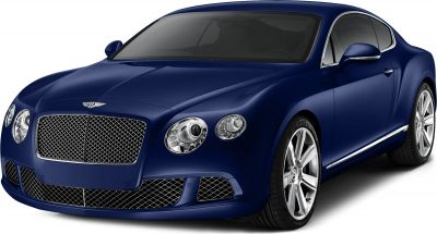 Front grille and round headlight design with alloy wheels on luxury coupe