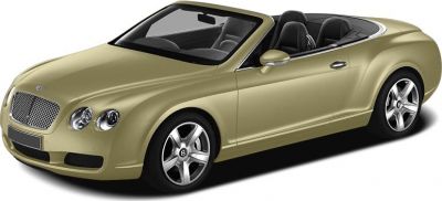 Luxury convertible with chrome mesh grille and alloy wheels.