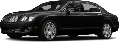 Luxury sedan with signature grille and dual round headlights