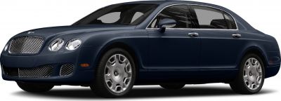 Luxury sedan with distinctive mesh grille and dual round headlights.