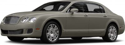 Luxury sedan with mesh front grille and multi-spoke alloy wheels