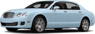 Luxury sedan with prominent front grille and alloy wheels