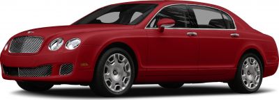 Luxury sedan with mesh grille and dual round headlights
