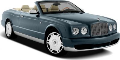 Luxury convertible with front side focus and premium wheels