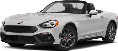 Front-side view of a convertible showing headlights, grille, and sporty wheels
