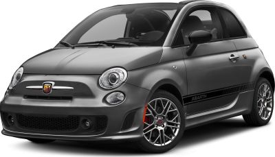 Sporty front exterior and detailed alloy wheels with Abarth sporty accents