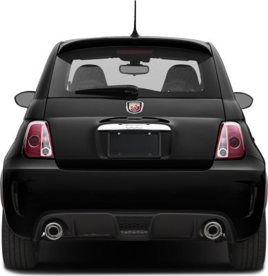 Rear view with dual exhaust and sporty rear design
