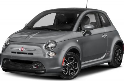 2013 Fiat 500e (312) 3/4 front-left view