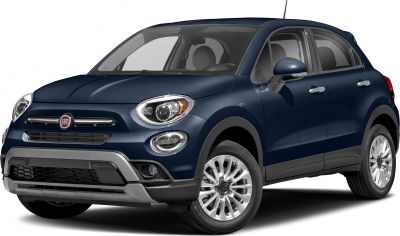 Front view of a modern compact SUV with distinct headlights and grille.