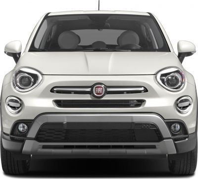 Front view with updated grille, round headlights, and robust bumper design