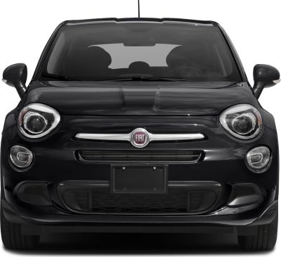 Front view with round headlights and chrome-accented grille