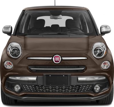 Front view with round headlights and distinctive grille