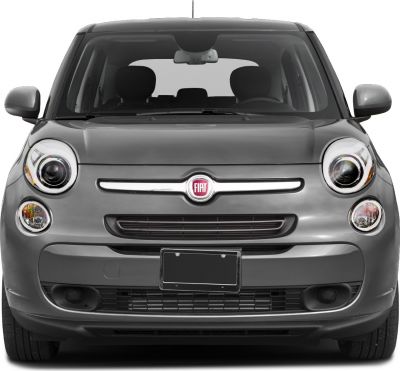 Front view showing round headlights and Fiat emblem on SUV