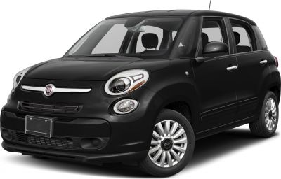Compact five-door vehicle with round headlights and distinctive grille.