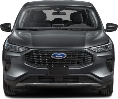 Front view of SUV with bold grille and LED headlights
