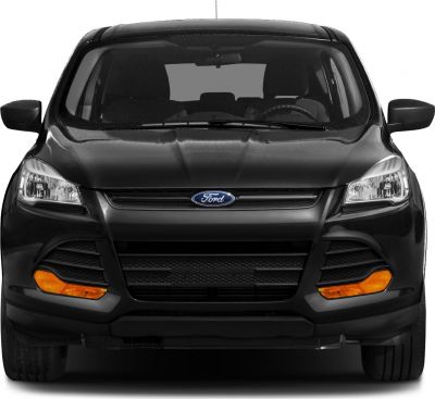 SUV front view with headlights, grille, and amber turn signals