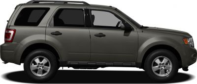 SUV side profile with roof rails and alloy wheels