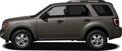 Side profile of SUV with alloy wheels and roof rails