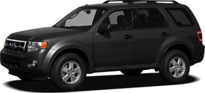 Black SUV side view showcasing compact design and grille