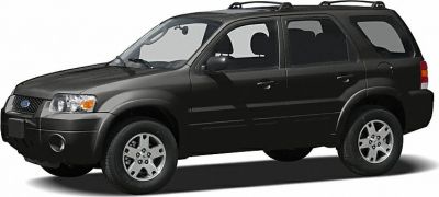 Black SUV with roof rails and alloy wheels, side view