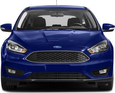 Front view with distinctive grille and headlights