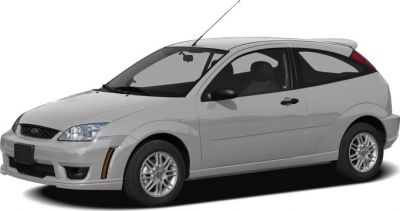 White 2005 hatchback front-side view with visible design details