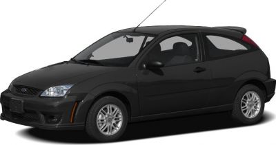 Black 3-door hatchback with front side view and alloy wheels