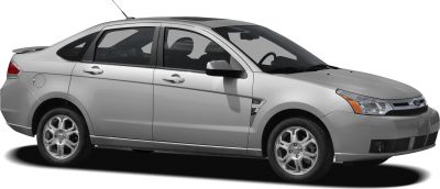 Silver sedan side profile with alloy wheels and aerodynamic design