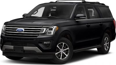 Large SUV with prominent grille and LED headlights