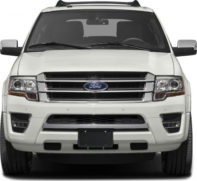 Front view of a 2015 SUV focusing on grille and headlights design