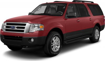 Large SUV with bold front grill and side running board