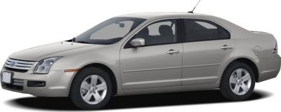 Side view of a mid-size sedan with alloy wheels