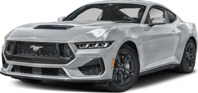 Front view with aggressive grille and LED headlights