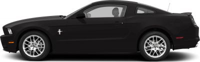 Sleek coupe side profile with silver alloy wheels