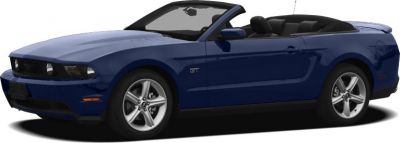 Dark blue GT convertible with silver alloy wheels and open roof