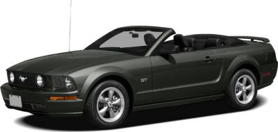 Convertible GT with sleek body and classic 2005 Mustang styling