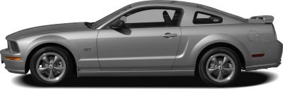 Sleek side profile with spoiler and alloy wheels