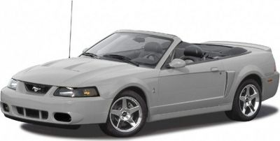 Silver convertible car with alloy wheels, front-side view, open top