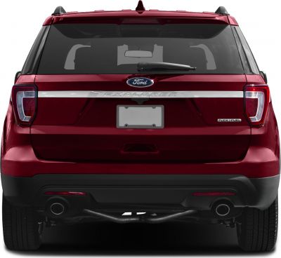 Rear view with taillights and flex fuel emblem