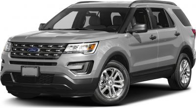 Bold front grille and headlights with shiny chrome wheels