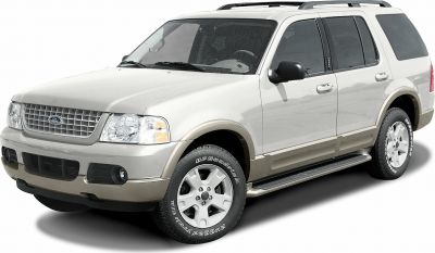 SUV front-side view with roof rails and running boards