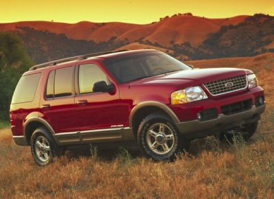 1995 SUV with two-tone paint and off-road features