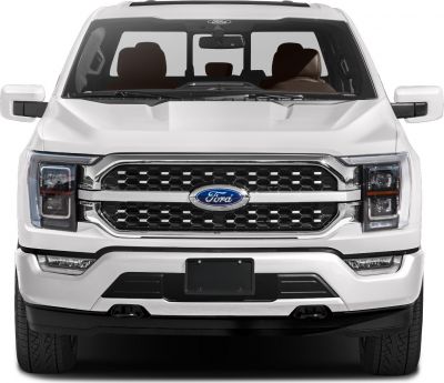 Front grille and headlight design of a 2021 pickup.