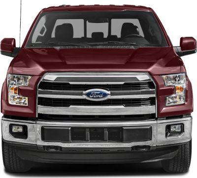 Front view with chrome grille and distinct headlights