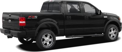 Black FX4 off-road pickup with SuperCrew cab and alloy wheels