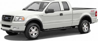 White extended cab pickup truck side profile with alloy wheels